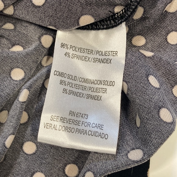 Melonie Polka-Dot Dress with Three-Quarter Sleeves - Picture 3 of 3